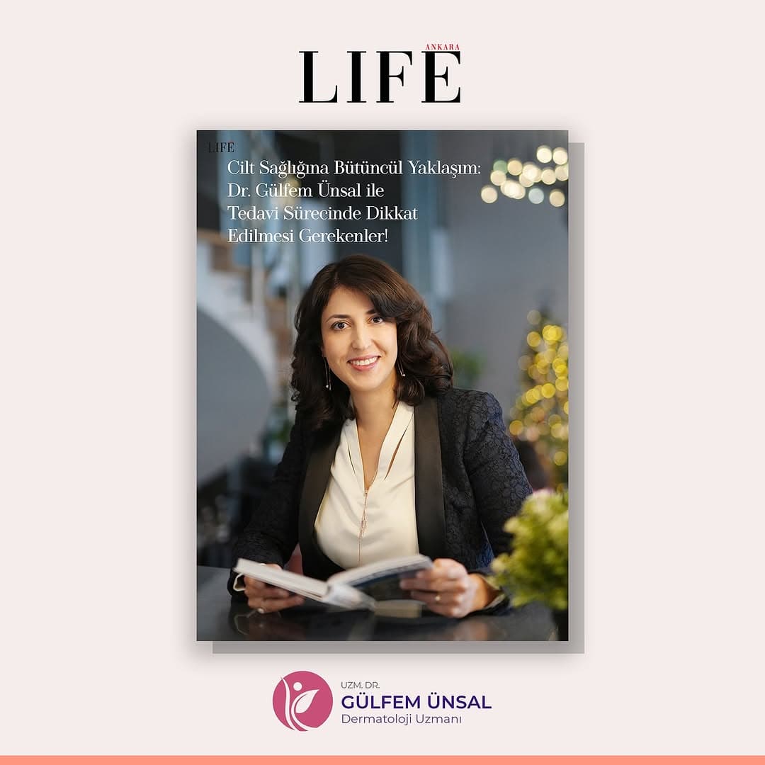 Ankara Life Dergisi kapak — Uzm. Dr. Gülfem Ünsal röportajı